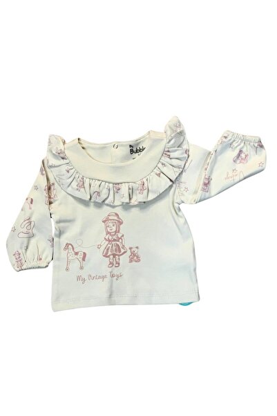 YusGos Flounce Sleeve Printed Piece Baby Girl Set