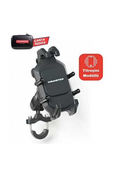 Knmaster TT-860 Titreşim Engelleyicili Tüm Motosikletlere Uyumlu Telefon Tutucu