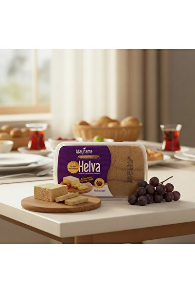 ATAYNAME Eski Usül El Yapımı Üzüm Pekmezli Helva 300 G