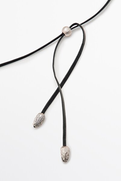 Massimo Dutti Fosil parça uçlu kolye