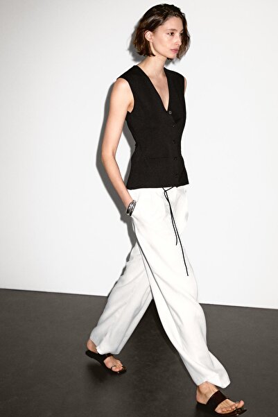 Massimo Dutti V yaka triko süveter