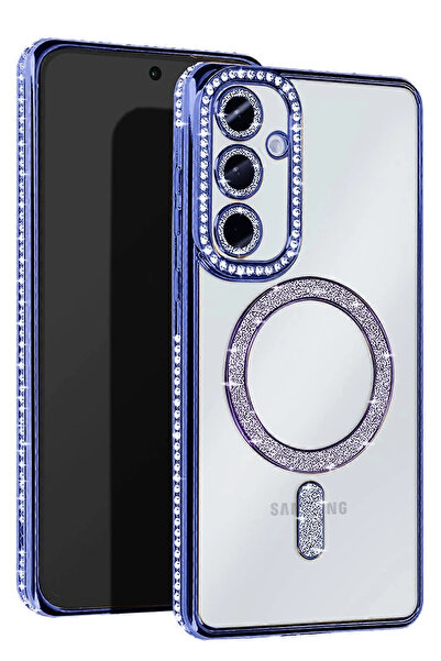 NewFace حافظة متوافقة مع سامسونج جالاكسي إس 25 حافظة مغناطيسية لامعة (93915) ...