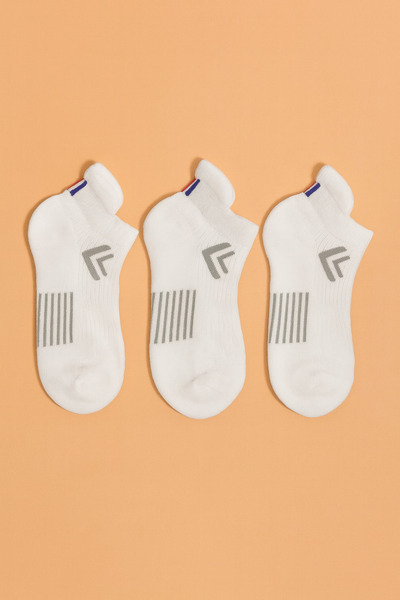 BONY SOCKS Унисекс 3-пакет голф чорапи Бели/Тъмносини/Сиви