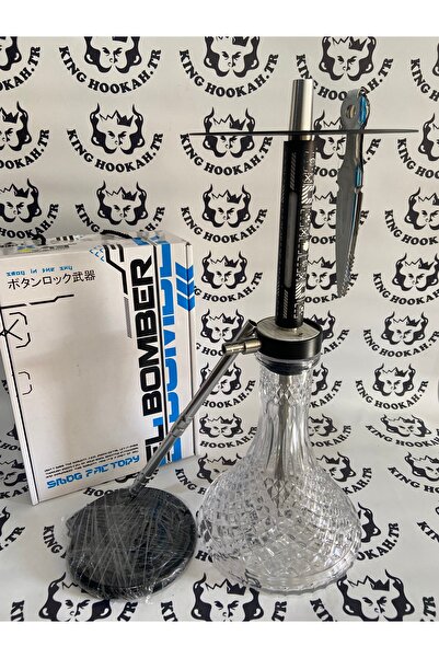 sarayhediye Techno Minimal Nargile Takımı BEYAZ