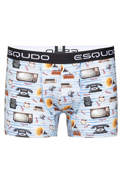 ESQUDO Djtl Erkek Çok Renkli Günlük Stil Boxer ESBXD0004