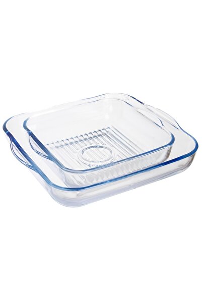 HIC 2-Piece square Oven Trays Set