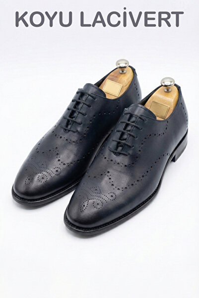 Martinetto Genuine Leather Men's Classic Shoes Model Lace-Up Neolite Sole Comfortable Stylish Design 30071350Laci̇