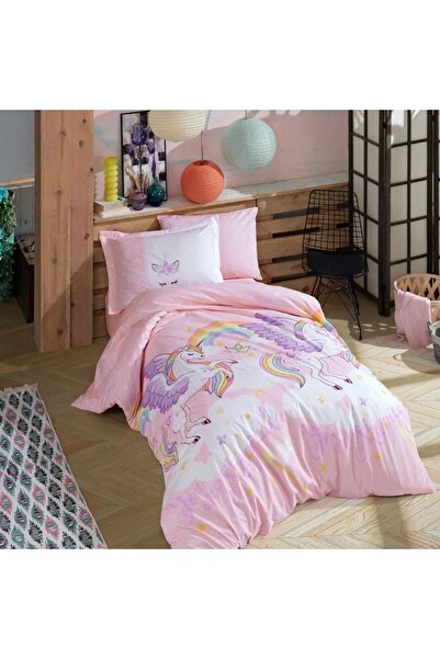 Asel Magical Pink Single Person Hobby Children's Bedding Set