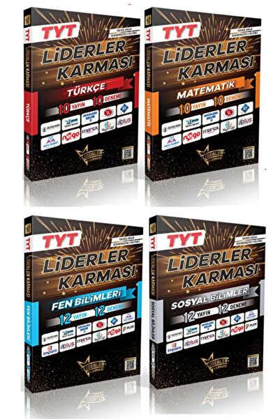 LİDERLER KARMASI 2026 Model Tyt Branş Deneme Seti (FEN, SOSYAL, TÜRKÇE, MATEM...