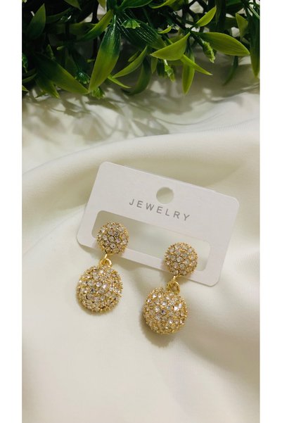Home Sparkling Ball Earrings