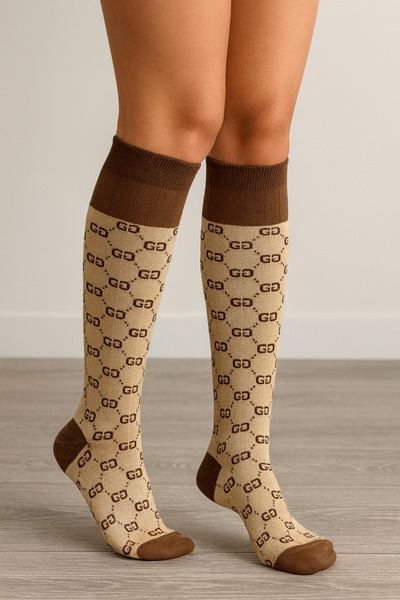 NO BRAND Sosete dama lungi 5 perechi one size