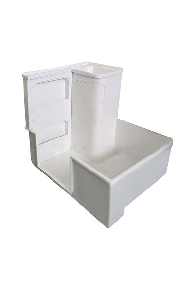 KaravanMalzemecim Karavan Banyo Duş Teknesi, Lavabo ve Dolap Set 110x75cm - Beyaz