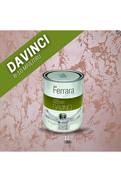 Ferrara Design Vopsea decorativa perlata Davinci, Ferrara Design, DAA65, 1lt