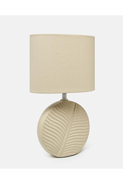 REDTAG Beige Leaf Ceramic Table Lamp
