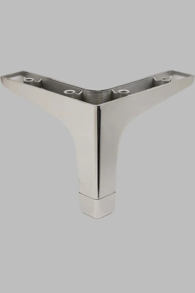 MH MiniHediye Luxury Furniture Sofa Coffee Table Tv Unit Seat Leg 12 cm High Gloss Plastic Chrome Base Legs