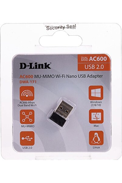 D-Link DWA-171 Wireless AC600 Nano USB Adapter