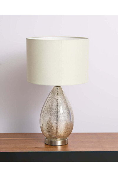 REDTAG Beige Raindrop Mercury Glass Table Lamp