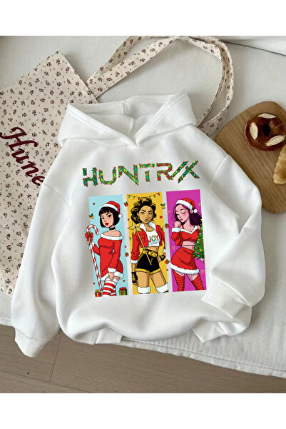 Toum Hanorac gros și dulce cu 3 fire de Crăciun Young KPop Demon Hunters