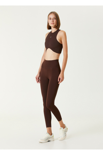 Glo Studio Athena Seamless Koyu Kahverengi Tayt
