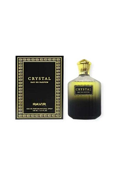 Ravir Crystal Black Eau De Parfum for Unisex - 100ml | Long-Lasting Oriental Floral Fragrance
