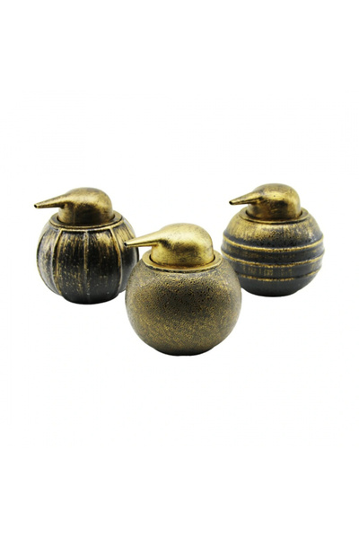 Go İthalat Penguin Look - Antique Pattern Ceramic Tombulsivi Soap Dish (5324)