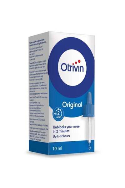 OTRIVIN قطرات أنف للبالغين 1% 10 مل