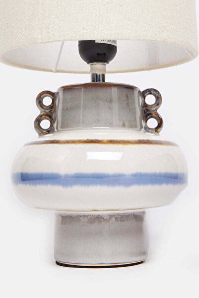 REDTAG Beige Table Lamp With Ceramic Base