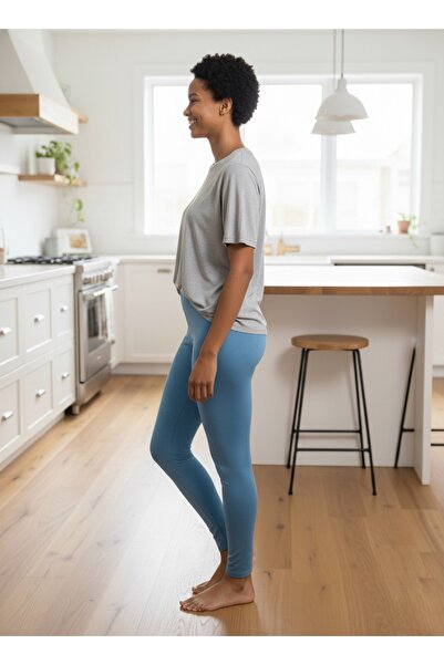 JENİKA Women's Viscose Leggings – Stretchy Comfortable Leggings Suitable for Sports and Everyday Wear