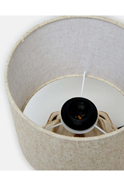 REDTAG Beige Lotus Ceramic Table Lamp