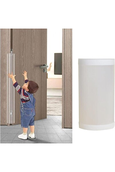 JOYZ واقي الباب، غطاء مفصلي عالمي مكون من قطعتين، مادة سميكة ومتينة لسلامة ال...