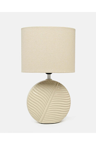 REDTAG Beige Leaf Ceramic Table Lamp