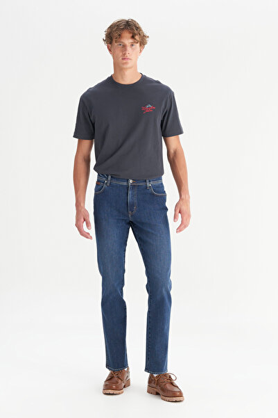 WRANGLER Pantaloni de blugi elastici pentru bărbați din bumbac Texas slim fit...