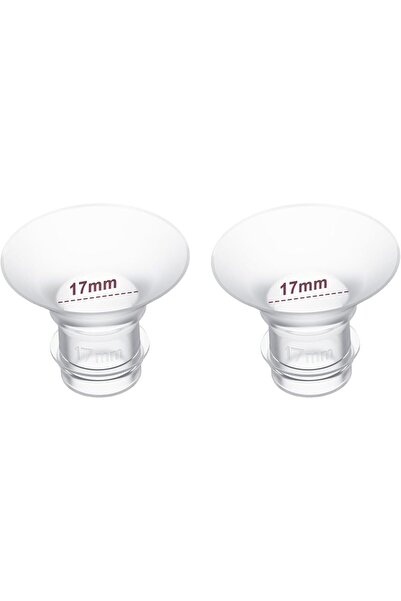 JIMOWANG 17mm Flange Inserts (2pcs) Compatible with Wearable Breast Pump Cups for Momcozy S12 Pro/S9 Pro/S12/