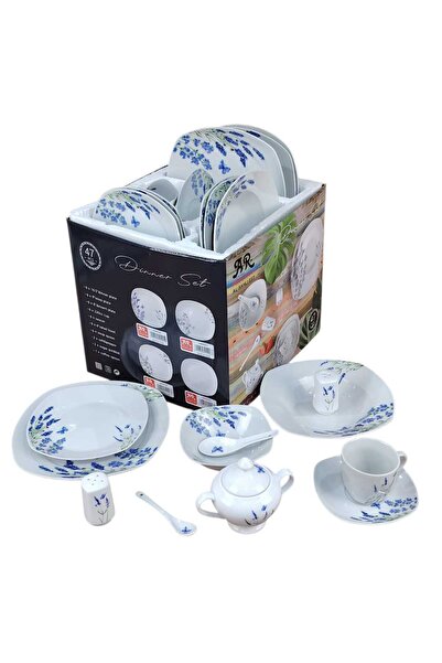 Dania ✨ Luxurious dinnerware set for 6 people – 47 pieces that add a touch of luxury to your table ✨