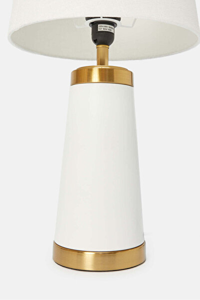 REDTAG White Metal Table Lamp