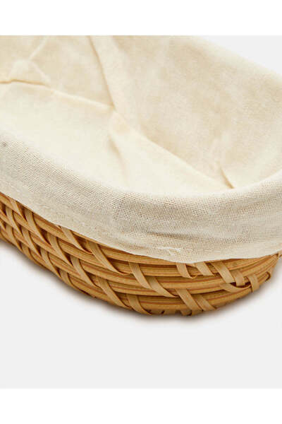 REDTAG Brown Oval Basket With Fabric