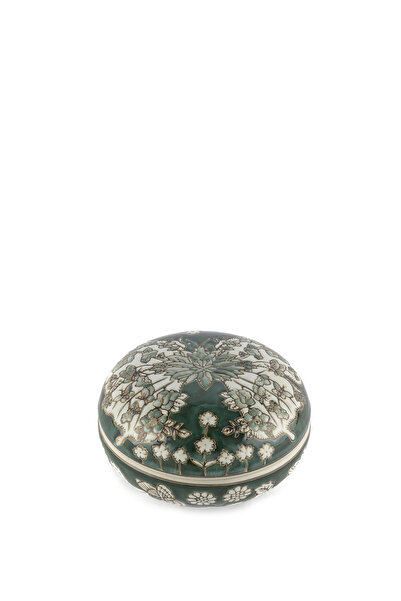 Mikasa Moor Yeşil Porselen Kelebekli Dekoratif Kutu