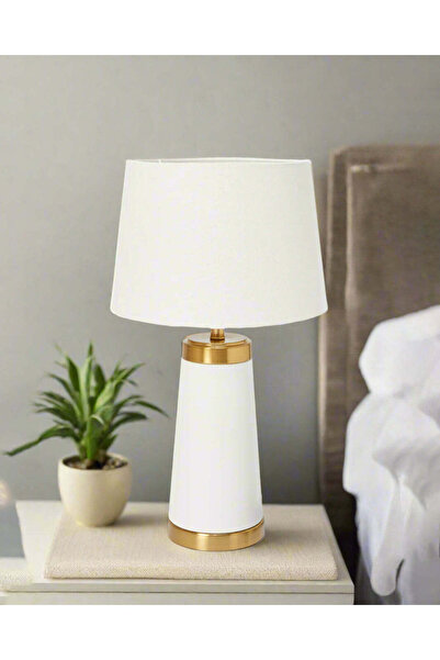 REDTAG White Metal Table Lamp