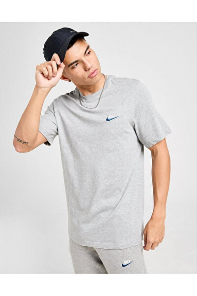 Nike Sportswear Club Men's Gray T-Shirt