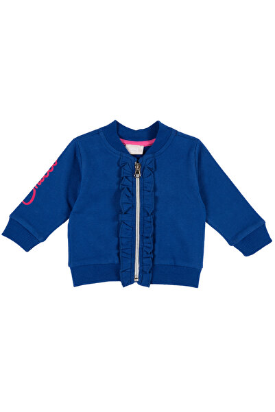 Chicco Baby Dark blue cardigan for children, 100% cotton, 9 months