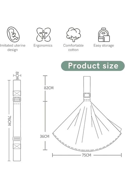 Generic Meekoz Adjustable 3D Mesh Baby Carrier, Soft Breathable Lightweight with Wide Shoulder Straps, 0-24