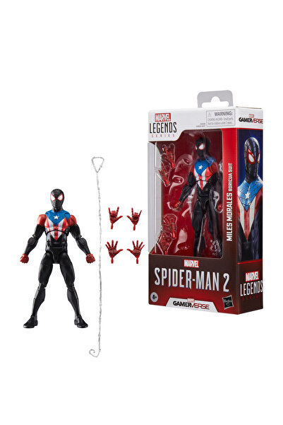 Marvel Legends Gamerverse Miles Morales Boricua Suit Spider-Man 2 Video Game Aksiyon Figürü