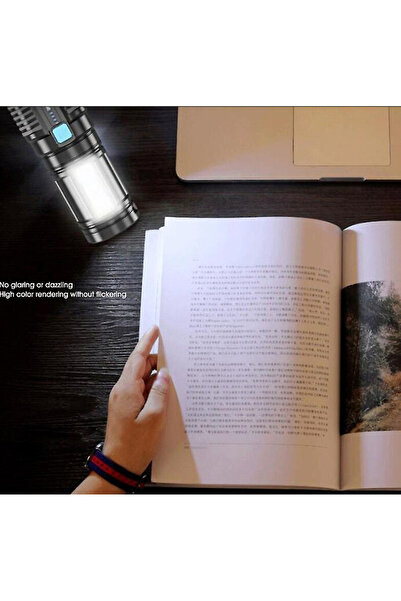 OEM Lanterna de mana L-S03 QUAKE-COB (1 Led lateral + 4 LED-uri Frontale)