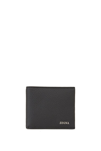 ZEGNA Siyah Erkek Deri Cüzdan
