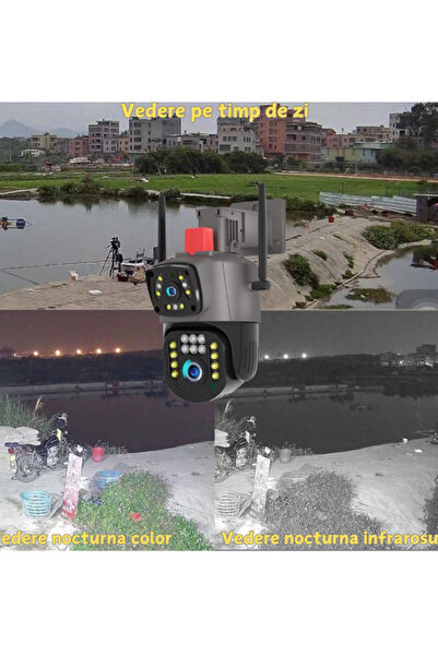 OEM FullHD 4MP PTZ WiFi Night Vision Color Surveillance Camera Intelligent Tracking