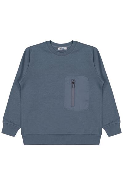 Civil Boys Labeled - Micro Paneled 10-13 Years Old Sweatshirt - Gray 11-12 Ye...