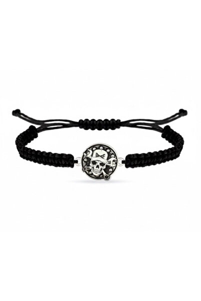 Bijuteria Hanny 925 silver bracelet with pirate symbol – unisex model