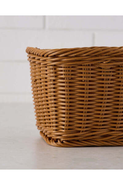 REDTAG Brown Square Cultery Woven Basket