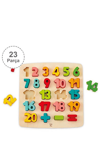 Hape Chunky Puzzle 23 Parça Matematik Yapbozu
