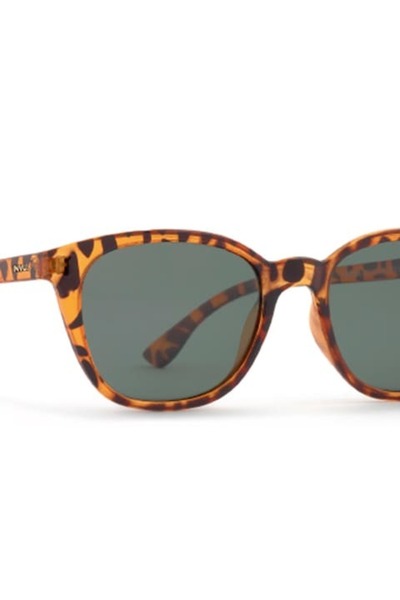 INVU Cat-eye sunglasses 'Basic' animal print, Black/Brown B2924C